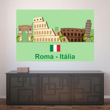 Imagem de Painel Adesivo de Parede - Roma - Itália - Mundo - 1354pnp