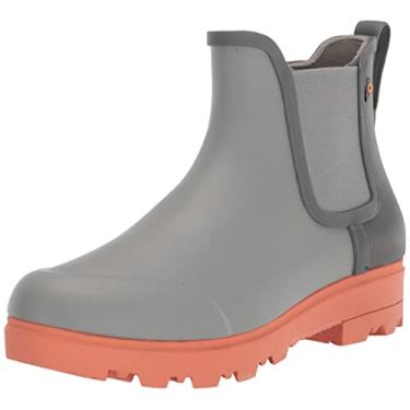 Imagem de BOGS Bota de chuva feminina Holly Chelsea, Cinza, 6