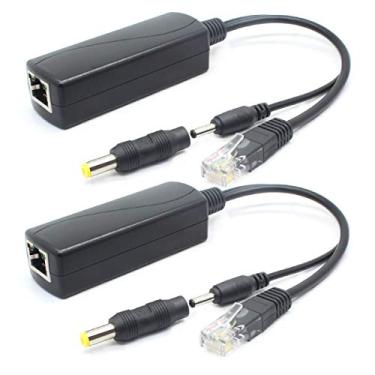 Imagem de ANVISION — Divisor PoE de 5 V, adaptador de 48 V a 5 V 2,4 A, conector conector de 3,5 mm x 1,35 mm, 5,5 mm x 2,1 mm, compatível com IEEE 802.3 af, para câmera IP e mais