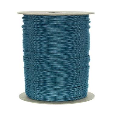 Imagem de Paracord West Coast – Mais de 300 cores – Corda de paraquedas 550 – Paracord tipo III 7 fios de 2,54 m, 3,8 m, 7,6 m, 1,3 m, 2,4 m e carretéis de 250 e 1000 pés, Shark Attack, 1000 Feet