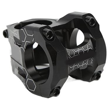 Imagem de Haste curta para guidão curto, liga de alumínio, polida, anodizada, haste curta para scooter preta