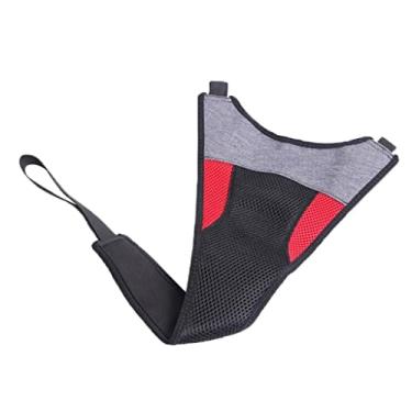 Imagem de LoveinDIY Quadro de bicicleta protetor de suor absorve o suor evita a bicicleta para treinador de bicicleta para andar em casa exercício de ciclismo - vermelho