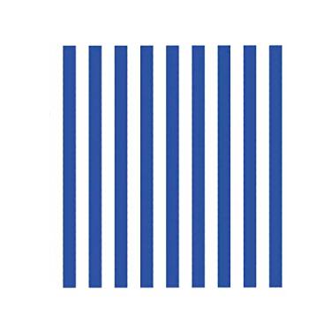 Imagem de Placa em Eva Listrada Azul e Branco 1.8mm 40x48cm com 10 Unidades, BRW