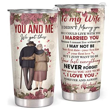 Imagem de Presentes para esposa do marido – para ela, presentes de dia dos namorados para esposa – presentes românticos de aniversário I Love You para ela, ideias de para esposa – To My Wife 590 g
