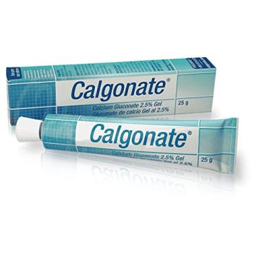 Imagem de Calgonate Gel neutralizador de ácido hidrofluorídrico 2,5% cálcio gluconato 25G tubo – 1 pacote