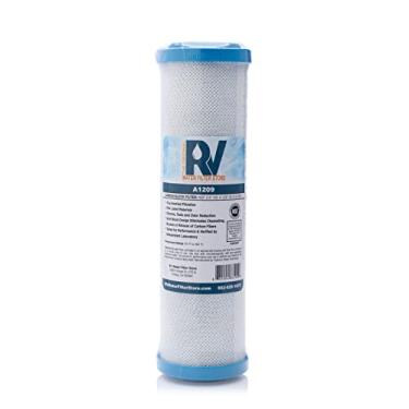 Imagem de RV Water Filter Store A1209 Essential 0.5 Micron Carbon Block Water Filter - High Capacity, Replacement Cartridge - 10" x 2.5" Unit, 1 Piece