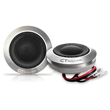 Imagem de CT Sounds Meso 25 mm 100 Watt Montagem Embutida Premium Silk-Dome Tweeters, Par