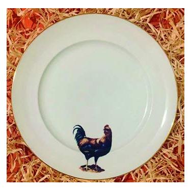 Imagem de Jogo De 06 Pratos Rasos em Porcelana Farm