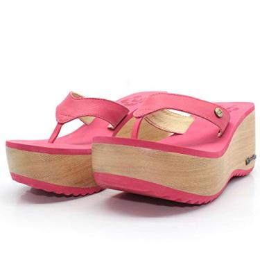 Imagem de Tamanco Plataforma Madeira Barth Shoes Buzios Vermelho (Vermelho, 34)