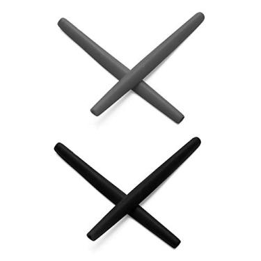 Imagem de Mryok — Meias de substituição para óculos de sol Oakley X Metal Penny – Opções, Gray & Black, One Size