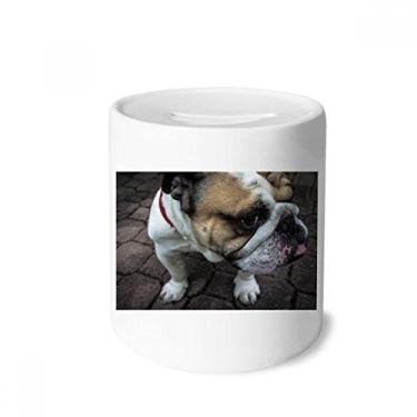 Imagem de DIYthinker Bulldog Pet Animal Fotografia Imagens Dinheiro Caixa Cerâmica Porta-Moedas Presente