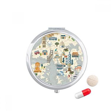 Imagem de Porta-comprimidos de Hong Kong Local Bicycle Visiting China Pocket Medicine Storage Box Dispenser Recipiente