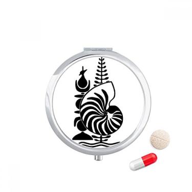 Imagem de Porta-comprimidos com emblema Nacional da Caledônia, caixa de armazenamento de medicamentos