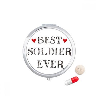 Imagem de Best Soldier Ever Citação Caixa de Armazenamento de Remédio Caixa de Armazenamento de Remédio