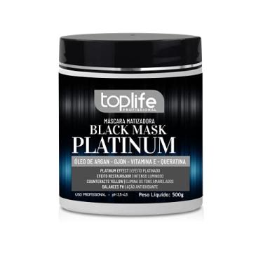 Imagem de Máscara Capilar Matizadora Black Platinum Toplife Profissional 500g