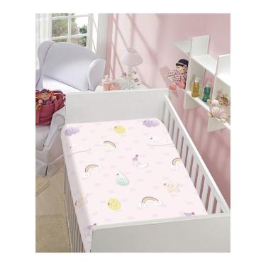Imagem de Cobertor Manta Bebê Menina Dyuri Não Alérgico Rosa Jolitex