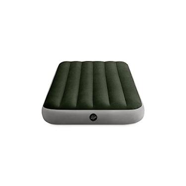 Imagem de INTEX 64777E Dura-Beam Standard Prestige Air Colchão: Fiber-Tech - Tamanho duplo - Bomba de bateria portátil - Altura da cama de 25,4 cm - Capacidade de peso de 136 kg, verde