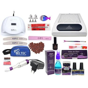 Imagem de Kit Piubella Gel Fibra Cabine 120W Beltec Lb50 Sugador 80W