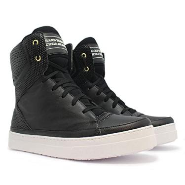 Imagem de Botinha Fitness Tênis Feminino Cano Alto Bota de Academia Crossfit Treino Musculação Dança