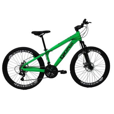 Imagem de Bicicleta Frx Freeride Aro 26 Freio A Disco 21 Velocidades Câmbios Shimano Verde Neon - Gios