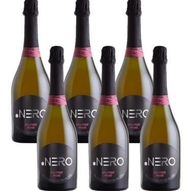 Imagem de Cx 6 Espumante Brut Rose Ponto Nero Cult SO2 Free Rosé 750 ml