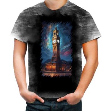 Imagem de Camiseta Desgaste Torre Do Relógio Van Gogh 2 - Kasubeck Store