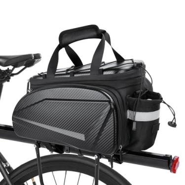 Imagem de WOHEER Bolsa de bagageiro de bicicleta com isolamento à prova d'água para bicicleta