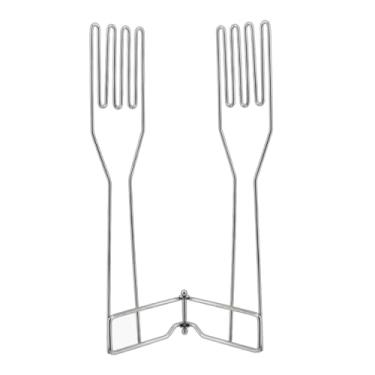 Imagem de Ｂｅｓｇａ Suporte de Luva de Cozinha Secador de Luva de aço Inoxidável Multi-purpose Ajustável Reutilizável Prato Toalha de Secagem Organizador Rack de Lavagem