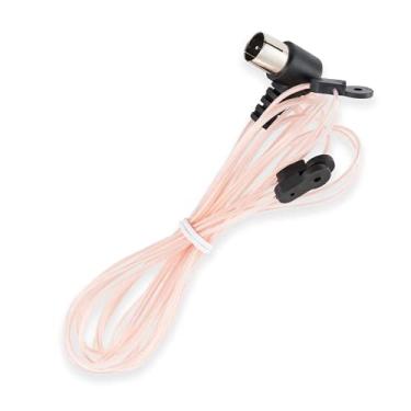 Imagem de POBADY Rádio FM Antena FM Antena Rosa Interior Antena Unbal Dipolo Car Radio F Conexão Macho Compatível com Receptor Estéreo Amplificador Doméstico Rádio para Carro