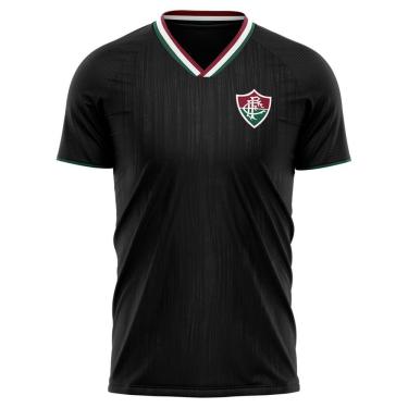 Imagem de Camiseta Braziline Mud Fluminense Masculino - Preto