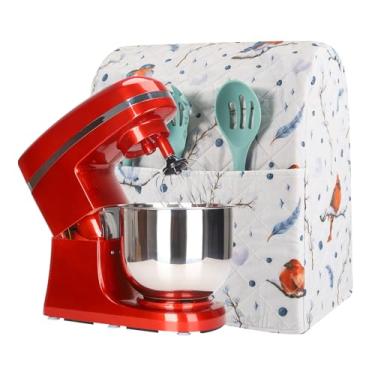 Imagem de Capa de misturador para auxiliar de cozinha compatível com 7 a 2 litros Kitchen Aid/Hamilton Stand Mixer/Tilt Head & Bowl Lift Modelo, Capa misturadora com estampa de flores, acessórios de cozinha Pioneer Woman, acessórios de misturador de cozinha