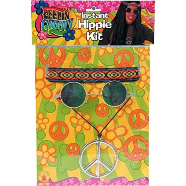 Imagem de Rubie's Feeling Groovy Male Hippy Accessory Kit, Multicolored, One Size