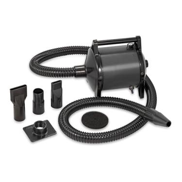 Imagem de GustyAir Mini secador de cabelo para cães - profissional, secador de força de grau comercial para tosadores - Silencioso, secador de ar de alta velocidade, acessórios de mangueira, velocidade