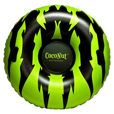 Imagem de CocoNut Outdoor - Anel inflável para neve de 122 cm - Trenó de neve resistente com alças resistentes para crianças, adolescentes e adultos - Tobogã resistente ao frio - Tubo leve para meninos e