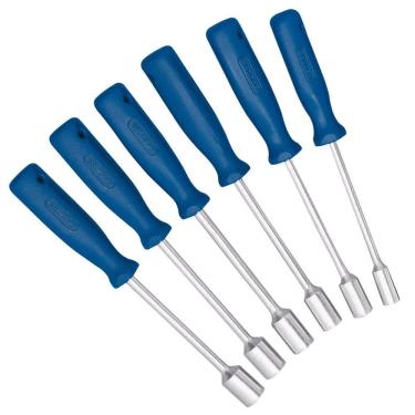 Imagem de Jogo de Chaves Canhão Perfil Tork com 6 Peças - Gedore 027640