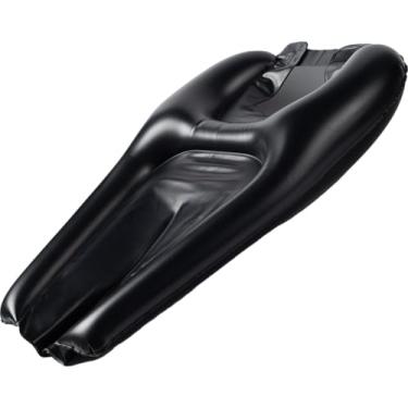 Imagem de Lavatório de cabelo para lavatório de cabelo inflável acamado para cadeira de rodas, tigelas de xampu portáteis em casa para deficientes, crianças