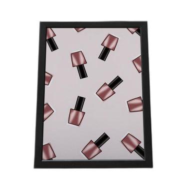 Imagem de Quadro Com Moldura Salão De Beleza, Maquiagem, Esmaltes