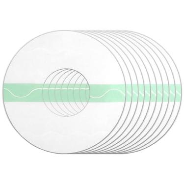 Imagem de 10 peças adesivos freestyle libre redondos sensores cobrem adesivos transparentes à prova d'água adesivos transparentes CGM overpatch