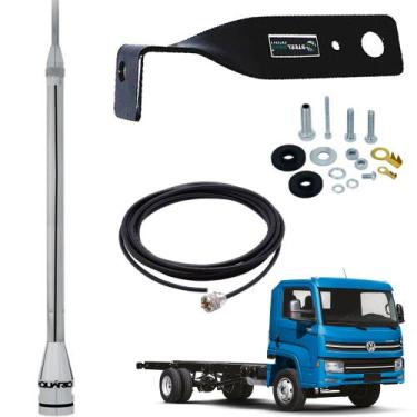 Imagem de Antena Móvel Marinox PX 2,70 metros Alongador Inox 60cm Cabo 5,5 metro