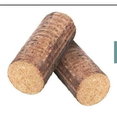 Imagem de Kit-Briquetes Lenha Ecológica - Nacbriquetes, Cinza