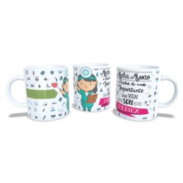 Imagem de Canecas de Porcelana Branca Personalizadas Profissões 6 - Estampa Subl