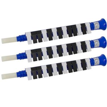 Imagem de Kit 3 Escaletas Melódica 13 Teclas Azul New York - NY Instruments
