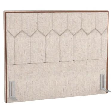 Imagem de Cabeceira Cama Box Casal King 195cm Órion P02 Linho Cru - Mpozenato, C