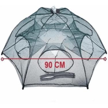 Imagem de Armadilha Tipo Guarda Chuva para Pesca Isca Lambari Camarão Alevinos V