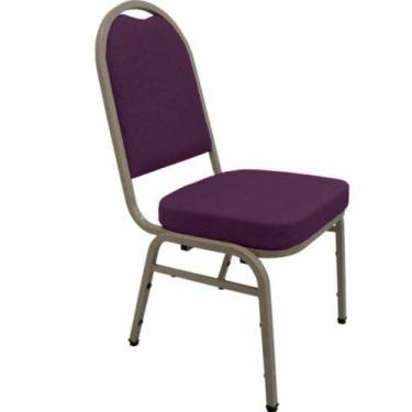 Imagem de Cadeira para Hotel e Auditórios Linha Hotel Roxo - Design Office Móvei