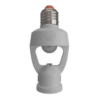 Imagem de Sensor de Presença Fotocélula para Soquete E27 Bivolt Exatron, Branco