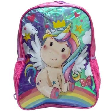Imagem de Mochila Clio Holograficá Unicórnio 3495 - Feminino - Clio Style