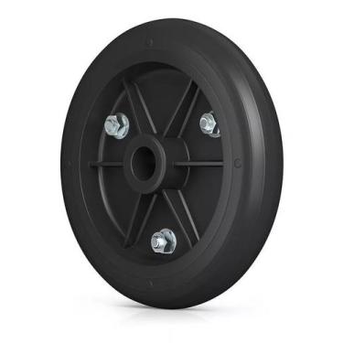 Imagem de Roda Para Carrinho 9 Polegadas Pvc Diâmetro Furo 7/8 165kg - Kaori