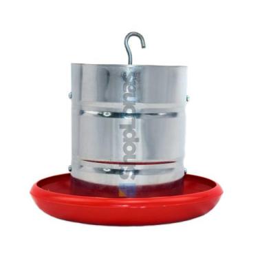 Imagem de 3 Comedouro para Granja Frangos Aves Tubolar Automático 3kg - Shoplona