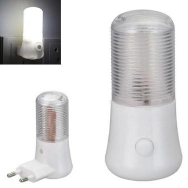 Imagem de Abajur Luminária Tomada Luz Noturna Led Emergência - Zn